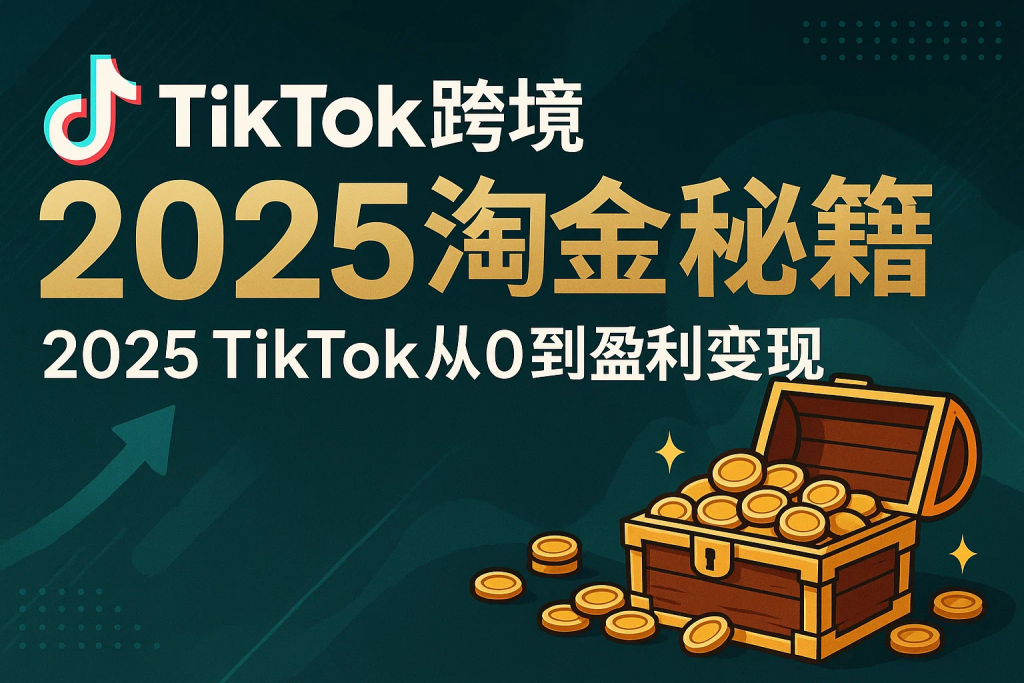 TikTok跨境2025淘金秘籍，​2025TikTok从0到盈利变现-精品资源站