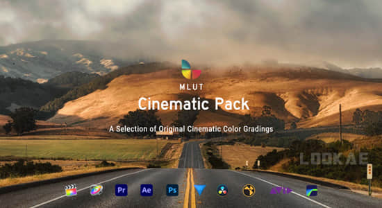30种专业级震撼大气电影大片LUTS调色预设 mLUT Cinematic Pack-精品资源站