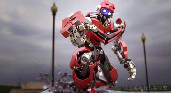 Blender教程-三维变形金刚机器人场景特效合成 CGCookie – Compositing Transformer VFX in Blender-精品资源站