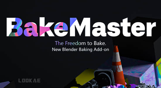快速烘焙PBR贴图材质Blender插件 Bakemaster Full V1.0-精品资源站