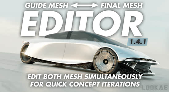 曲线硬面建模Blender插件 Guide Mesh – Final Mesh Editor v1.4.1-精品资源站