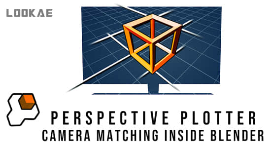 Blender插件-摄像机三维透视匹配工具 Perspective Plotter v1.0.4-精品资源站