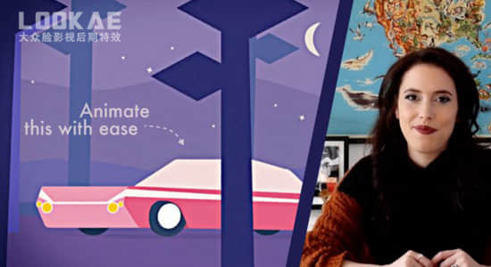 AE教程-伪造三维图形MG动画效果 Skillshare – Faking Depth in After Effects Made Easy Animate a Faux 3D Looping Car-精品资源站