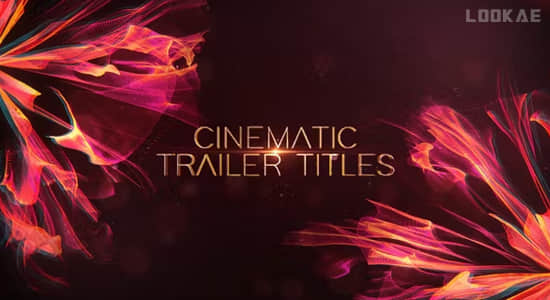 AE模板-大气电影预告片文字标题开场片头 Cinematic Trailer Titles-精品资源站