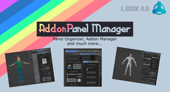 管理Blender的所有插件工具 AddonPanel Manager-精品资源站