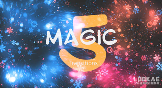 第五套 PR模板-19个唯美漂亮魔法粒子转场过渡预设 Magic Transitions 5-精品资源站