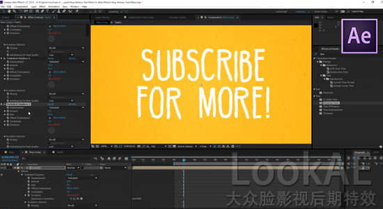 AE教程：制作定格抽帧文字动画效果 Stop Motion Effect in After Effects-精品资源站