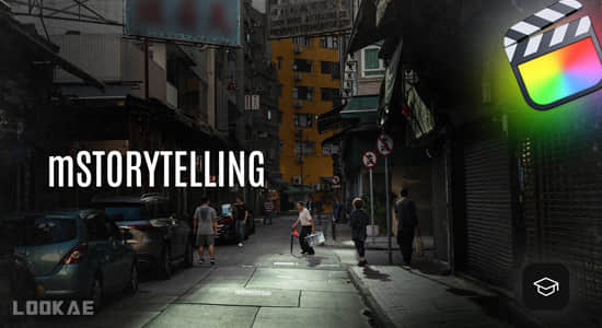 FCPX插件-60个电影叙事纪录片文字图形效果包装动画 mStorytelling-精品资源站
