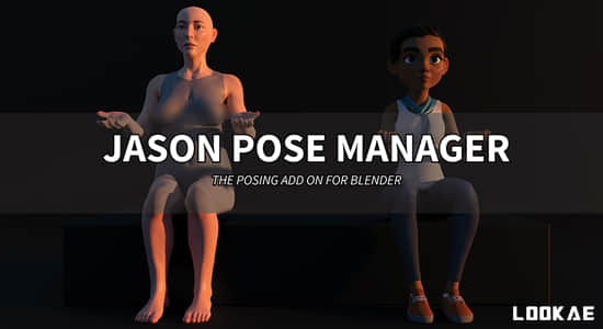 Blender插件-动作预设管理器 Jason Pose Manager Basic v1.03-精品资源站