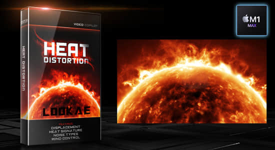 苹果M1版AE插件-热浪变形失真紊乱特效 Heat Distortion v1.0.32 Mac-精品资源站