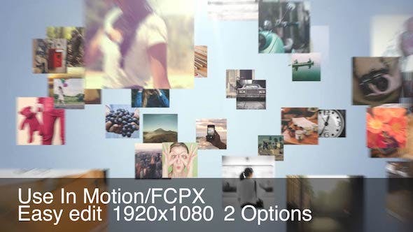 FCPX插件-众多图片汇聚LOGO标志片头 Multi Video Logo Intro-精品资源站