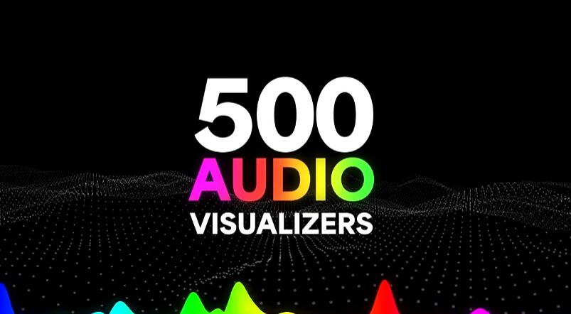 AE模板 500种创意音频可视化图形主题包装宣传动画 Audio Visualizers Pack
