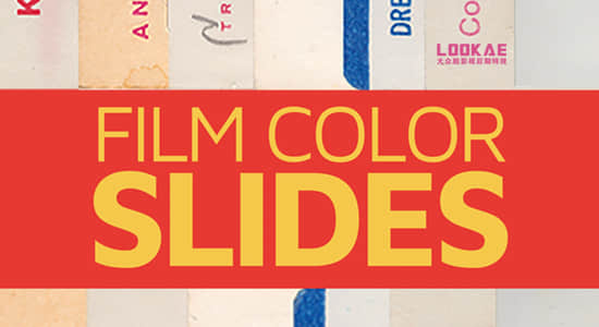 26张老式复古胶片彩色幻灯片边框遮罩4K素材 Film Color Slides-精品资源站