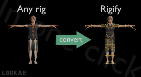 一键导入骨骼绑定数据映射Blender插件 Any Rig to Rigify V0.0.3-精品资源站