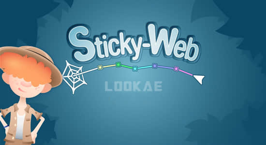 AE脚本-多图层快速父子链接工具 Sticky Web V1.0 + 使用教程-精品资源站