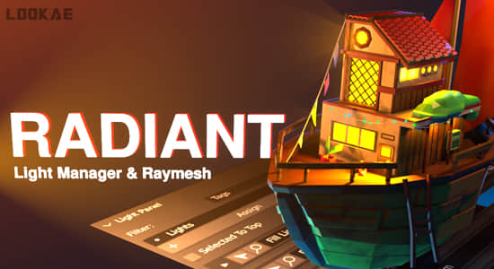 三维场景灯光控制Blender插件 Radiant v1.3.2-精品资源站