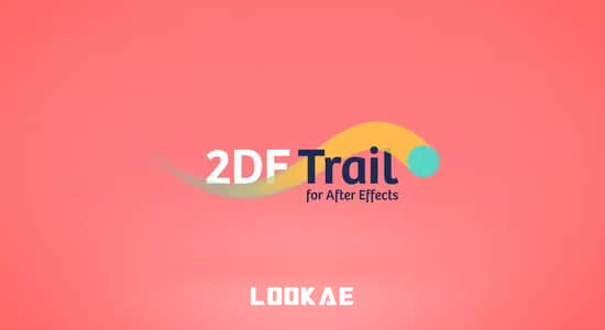 AE预设-MG图形彩色拖尾轨迹动画生成器 2DF Trail-精品资源站