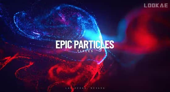 AE模板-震撼史诗抽象粒子背景文字标题开场片头(含原版音乐) Epic Particle Titles-精品资源站