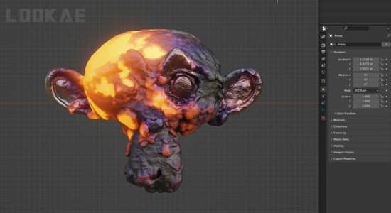 自定义控制模型融化溶解特效Blender插件 Melt Generator-精品资源站