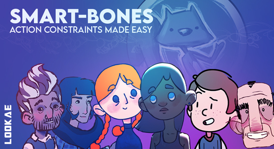 Blender插件-绑定约束映射可视化控制 Smart Bones V0.2.0+使用教程-精品资源站