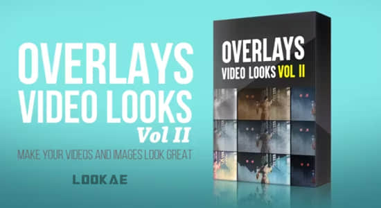 AE模板-视频特效风格化滤镜预设 Overlays Video Looks Vol II-精品资源站