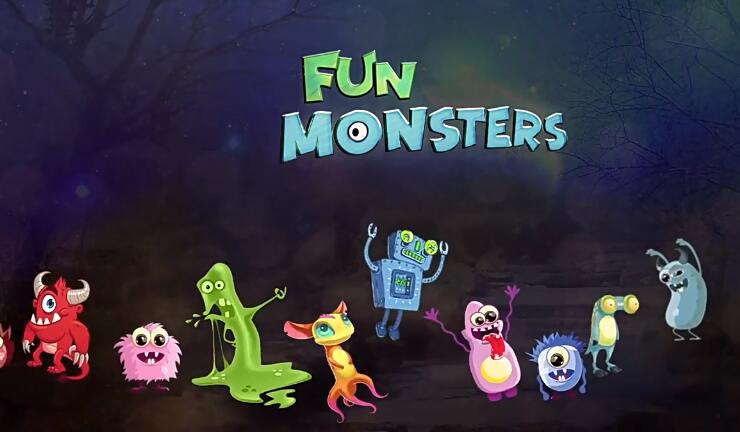2096个可爱有趣喜剧卡通小怪兽游戏无损音效 Fun Monsters