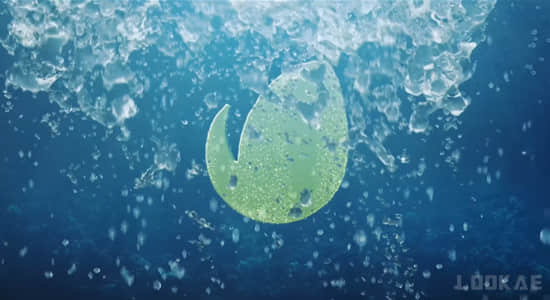 AE模板-夏季水下海洋水花飞溅LOGO标志展示片头 Water Splash Travel Logo 4-精品资源站