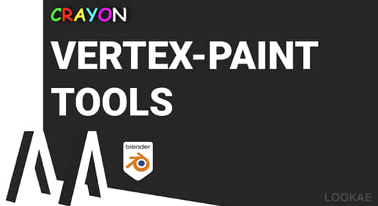 顶点贴图绘制Blender插件 Crayon V2.0.6 Vertex Paint-精品资源站