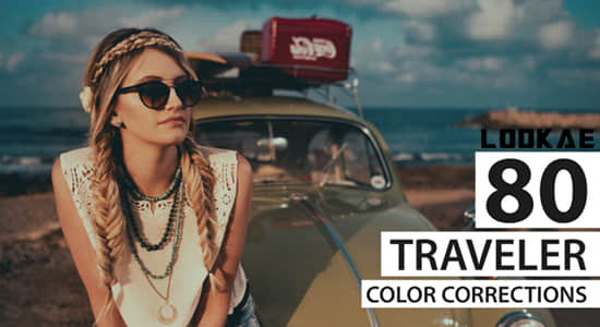 80个户外旅行VLOG游玩LUTS调色预设 Traveler Color Corrections-精品资源站