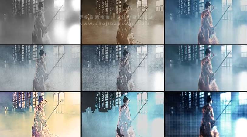 视频风格化滤镜AE模板预设-Overlays Video Looks Vol II