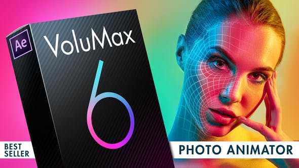 AE模板-风景人像图片转3D空间摄像机动画 VoluMax – 3D Photo Animator V6-精品资源站