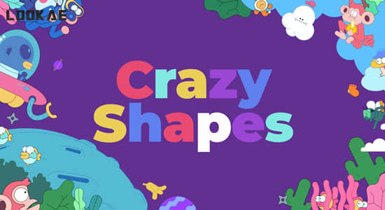 AE脚本-图形绑定拉伸变形MG动画制作工具 Crazy Shapes V1.1.5+使用教程-精品资源站