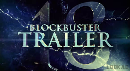 AE模板-史诗震撼三维文字标题电影大片开场预告片头动画 Blockbuster Trailer 18 Electricity-精品资源站