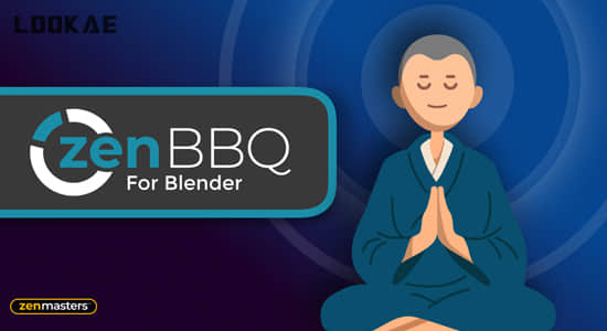 Blender插件-三维模型倒角工具 Zen BBQ V1.0.2.1-精品资源站