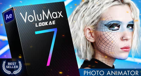 风景人像图片转3D空间摄像机动画AE模板 VoluMax V7 – 3D Photo Animator-精品资源站