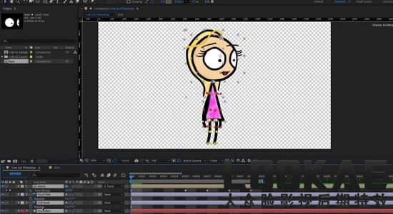 AE教程：二维卡通角色人物动画制作 Udemy – After Effects CC Simple Character Animation-精品资源站