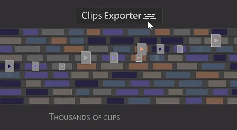 PR脚本 将时间线多个素材批量导出单个视频 Clips Exporter v1.6+使用教程-精品资源站