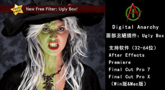 Digital Anarchy 面部丑陋插件：Ugly Box（支持AE.PR.FCP.X）-精品资源站