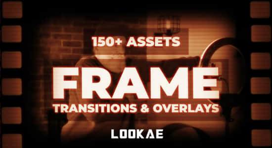PR预设-150种复古泛黄胶片怀旧视觉动画和转场 Premiere Pro FRAME-精品资源站