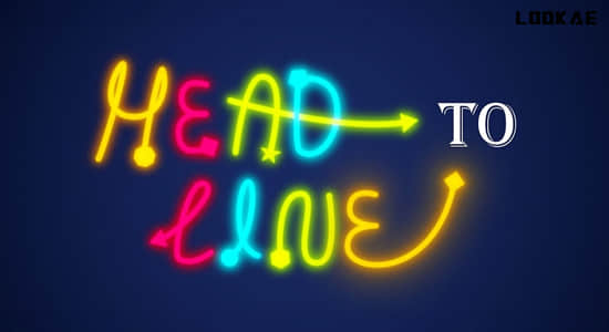 路径线条生长箭头动画AE脚本 Head to Line v1.1+使用教程-精品资源站
