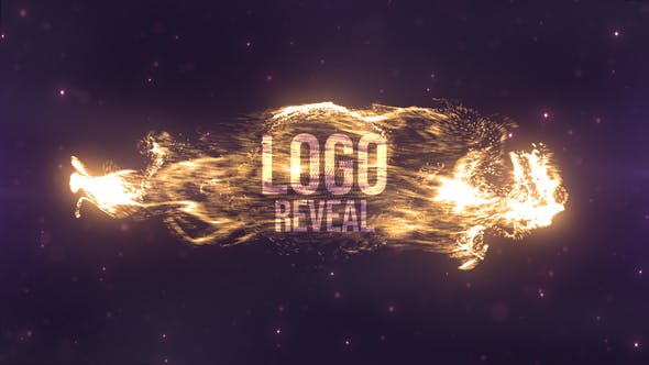 AE模板-漩涡粒子LOGO标志片头 Particles Swirls Reveal-精品资源站