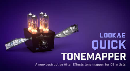 中文汉化AE插件-快速色调映射器 Quick ToneMapper V1.0 Win/Mac-精品资源站