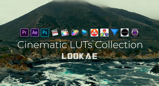 50种电影Vlog旅行浪漫爱情复古风景LUTS调色预设 Cinematic LUTs Collection-精品资源站