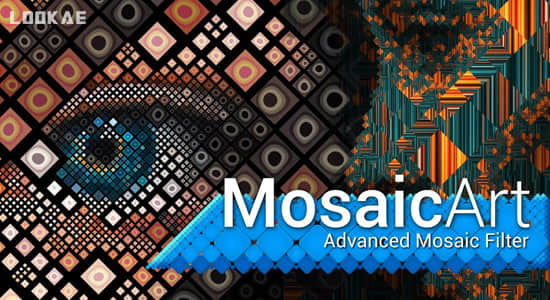 中文汉化版-高级马赛克动态平铺视觉特效AE插件 MosaicArt v1.1.1a Win-精品资源站