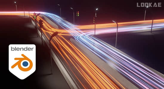 光线拖尾轨迹发生器Blender插件 Light Trails Generator V1.1-精品资源站