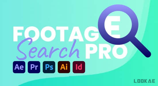 直接从云端库中搜索下载使用免版权素材AE/PR/PS/AI/ID脚本 Stock Search Pro v1.1.2-精品资源站