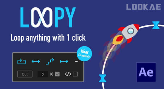关键帧路径动画循环AE脚本 Loopy V1.0.0-精品资源站