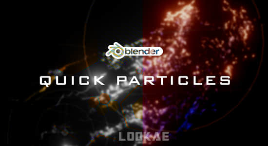 Blender插件-快速粒子模拟生成简化工具 Quick Particles FX V1.2-精品资源站