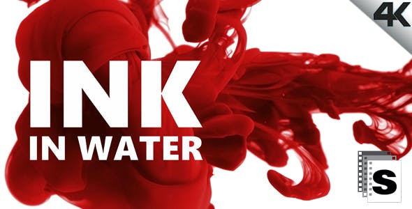 4K视频素材-20个特写彩色水墨慢速溶解动画 Ink In Water-精品资源站