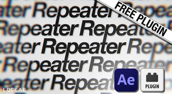 中文汉化AE插件-复制任意图层矩阵排列重复镜像偏移动画 Repeater v1.0.3 Win/Mac+使用教程-精品资源站